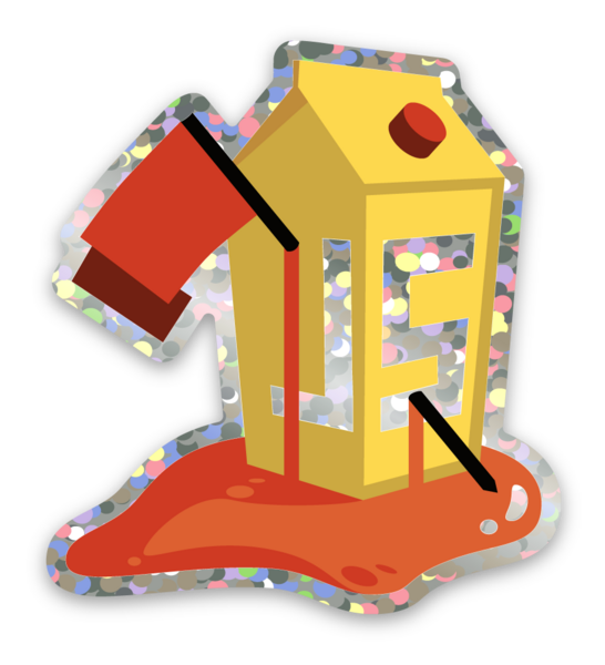 Stickers glitter