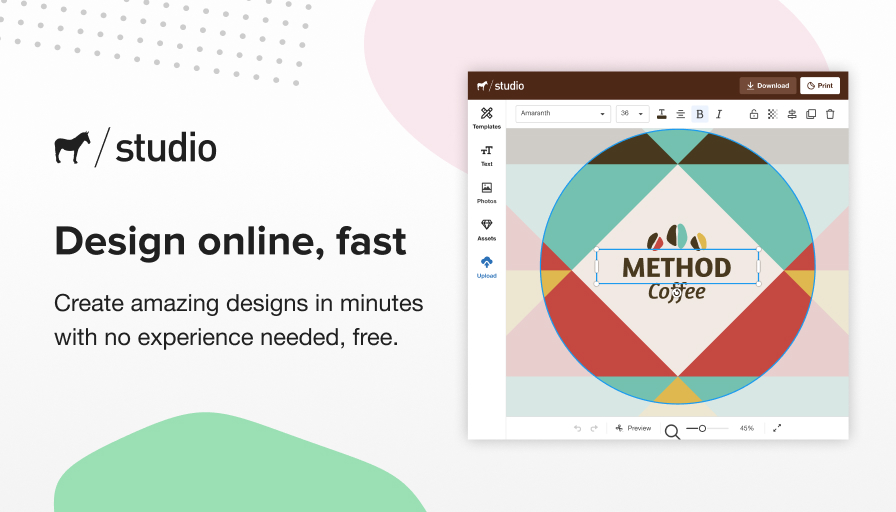 Editeur d'images en ligne gratuit comme Photoshop - Studio de Sticker Mule