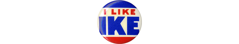 I like ike spilla elettorale personalizzata