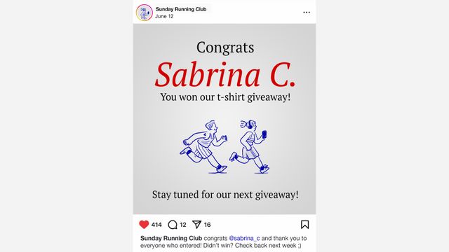 anuncio del ganador del sorteo