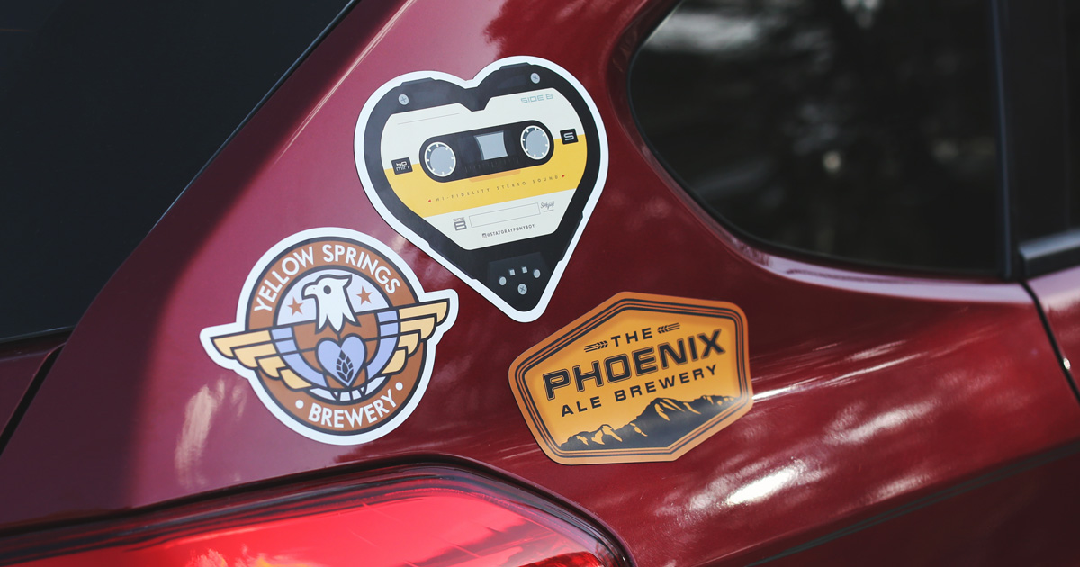 Where To Put Stickers On Your Car? Here'S A Car Decal Guide! | Blog |  Sticker Mule