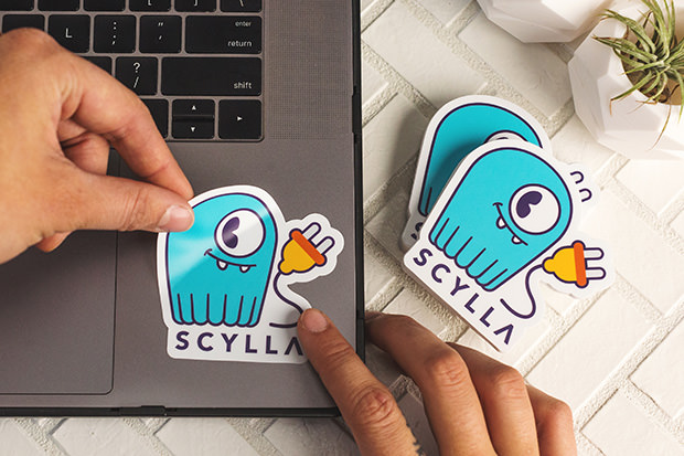 Stickers personalizados para paquete de marketing