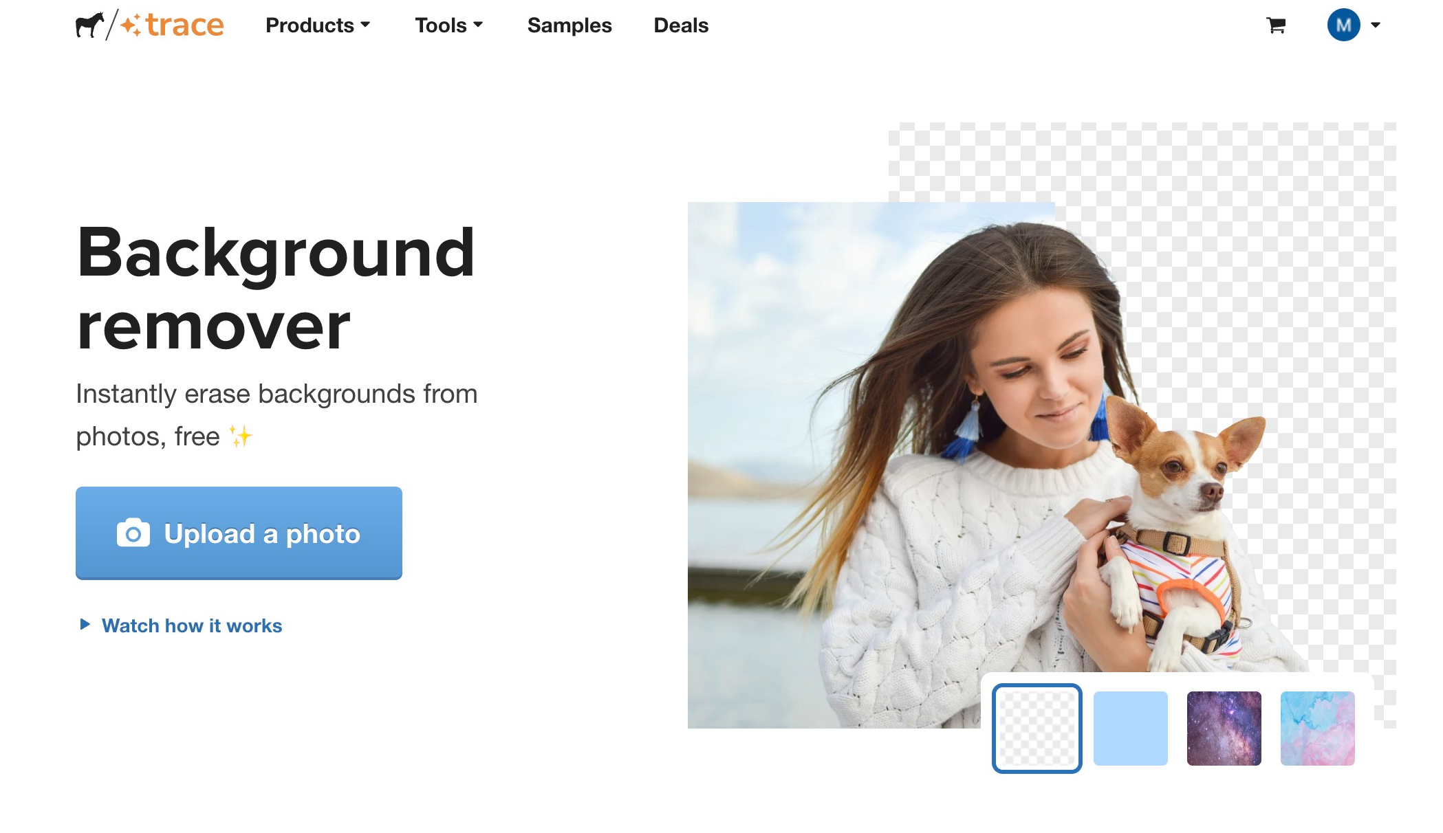 remoção gratuita de fundo de fotos com ia