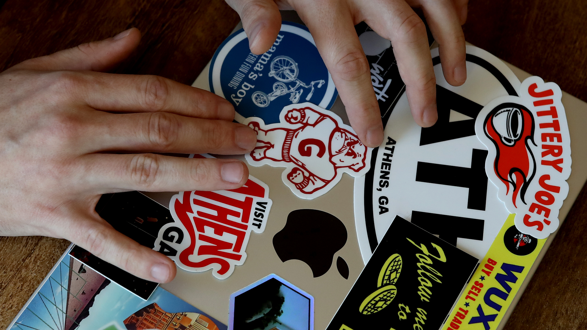 tester le placement des stickers avant de les coller définitivement