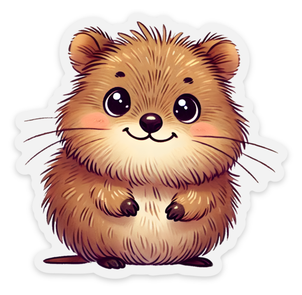 sticker lindo de quokka