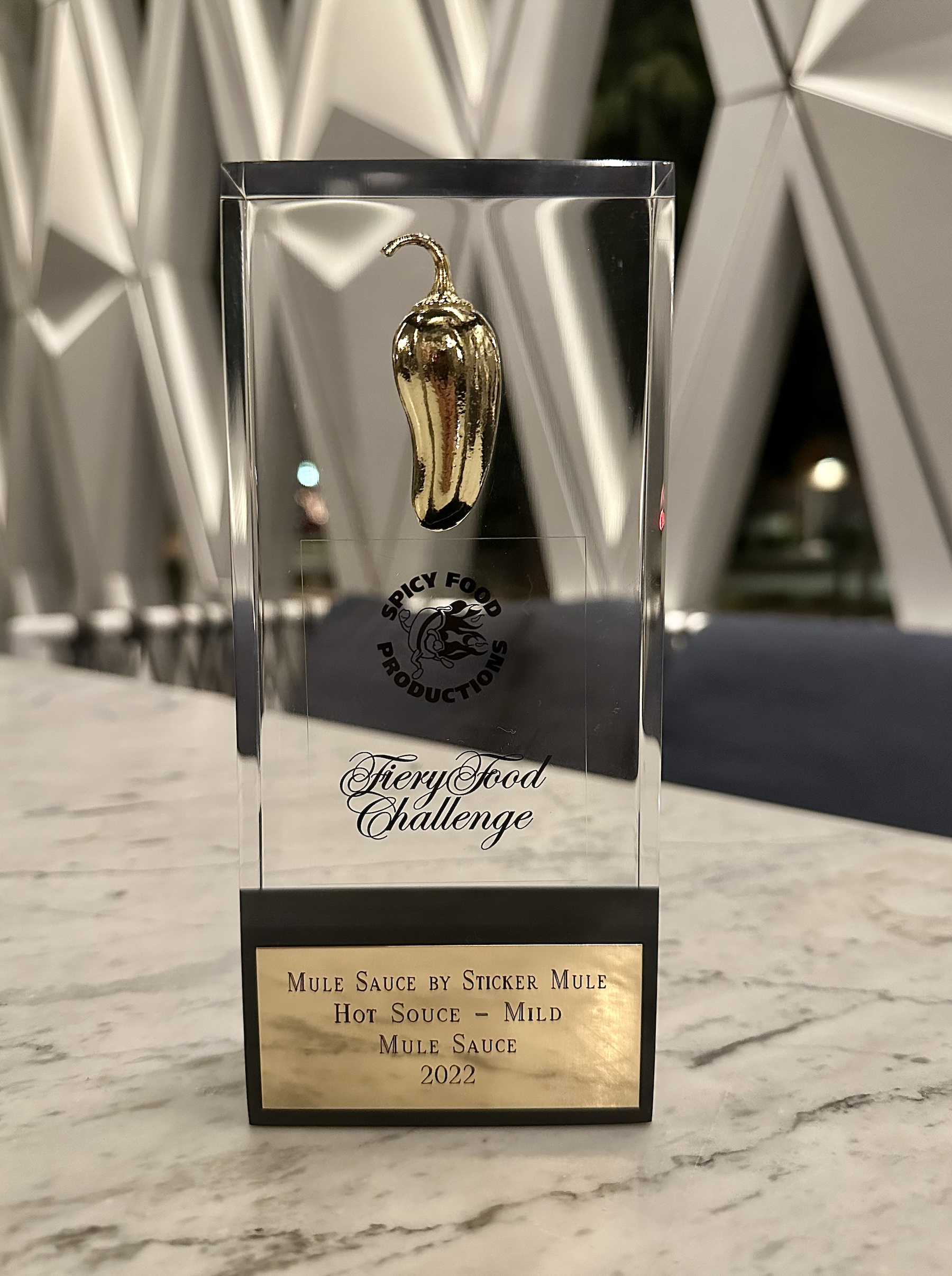 Mule Sauce remporte le prix de la meilleure sauce piquante du Firey Food Challenge au Texas