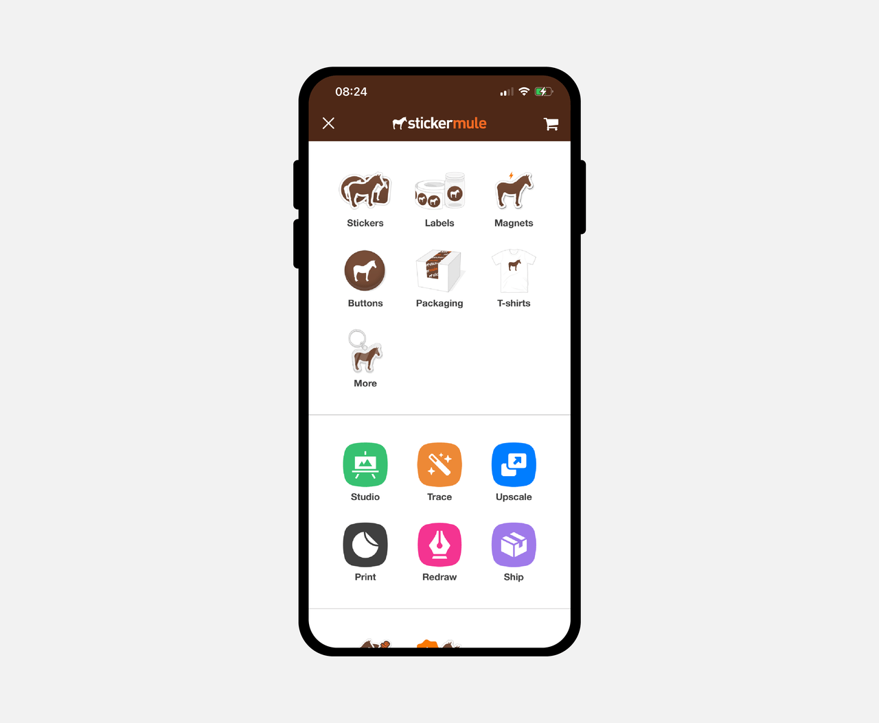 navigazione mobile precedente