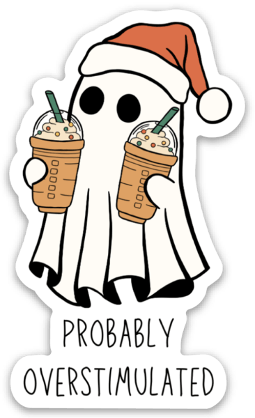 cute ghost sticker