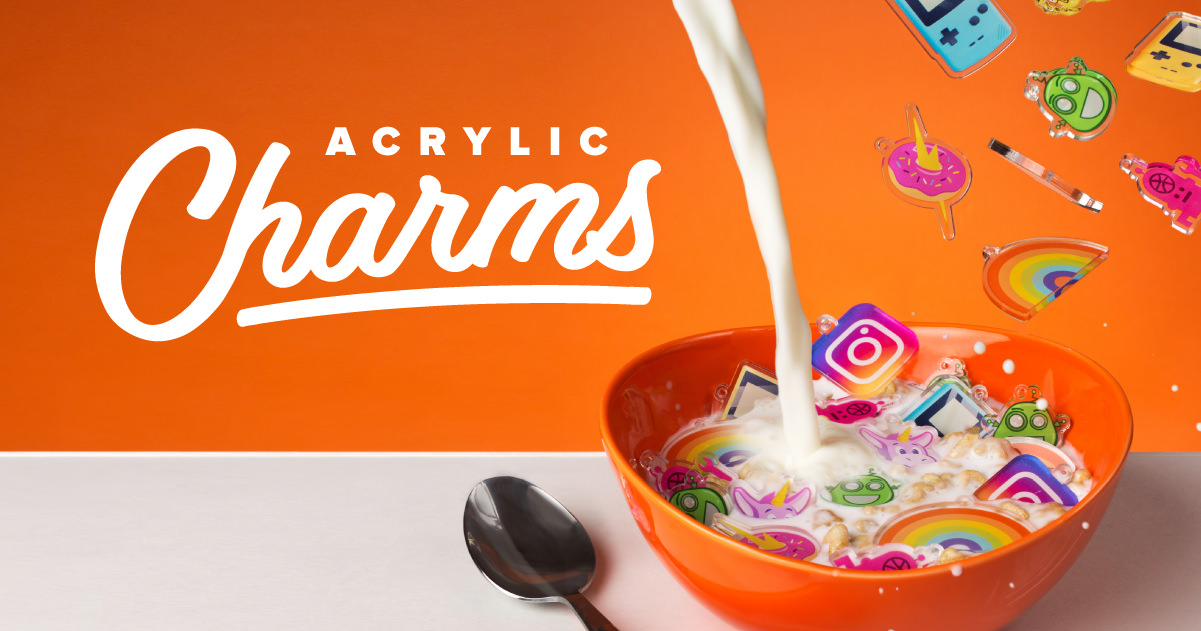 Need more charm? Introducing custom acrylic charms