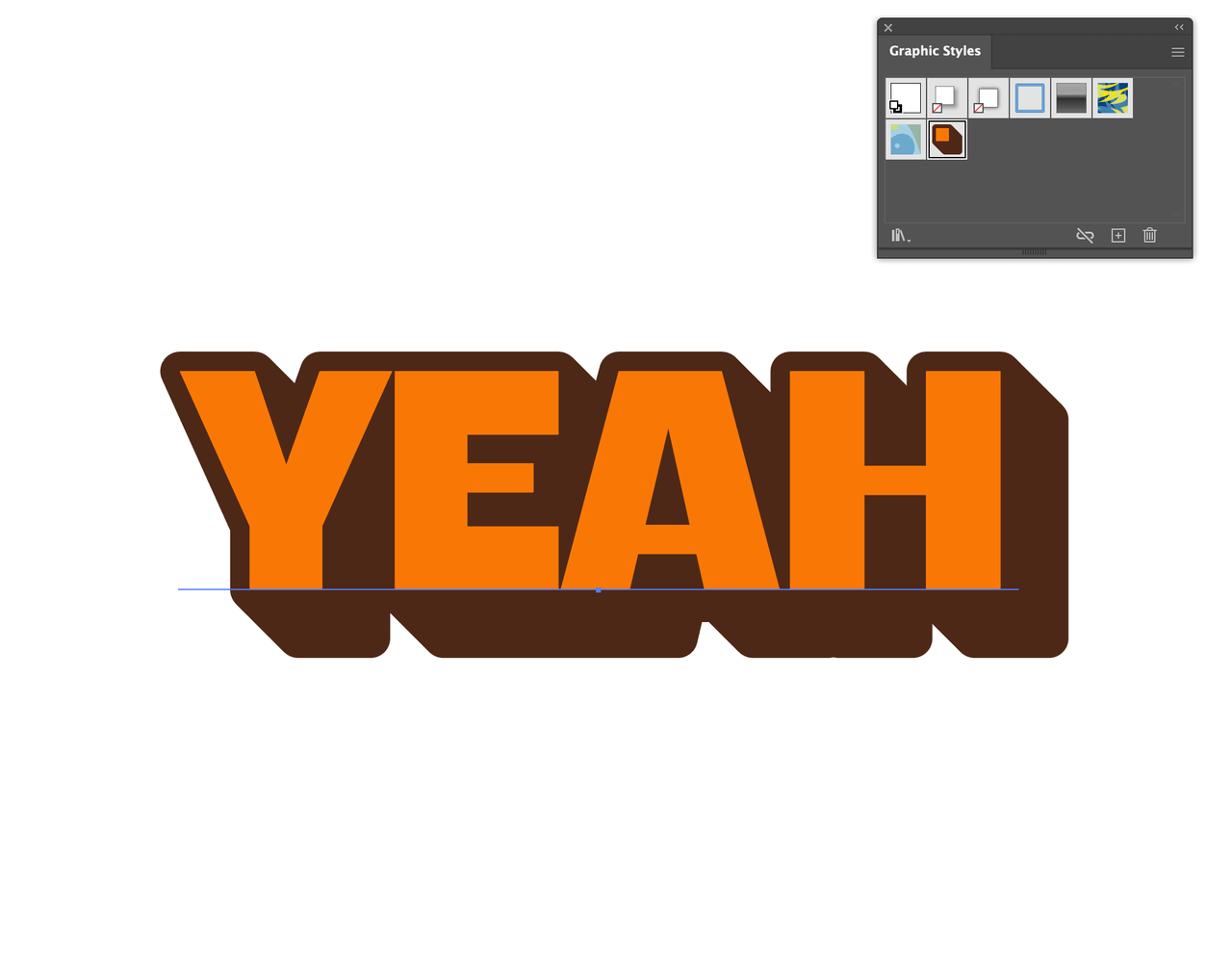 Save as a graphic style
