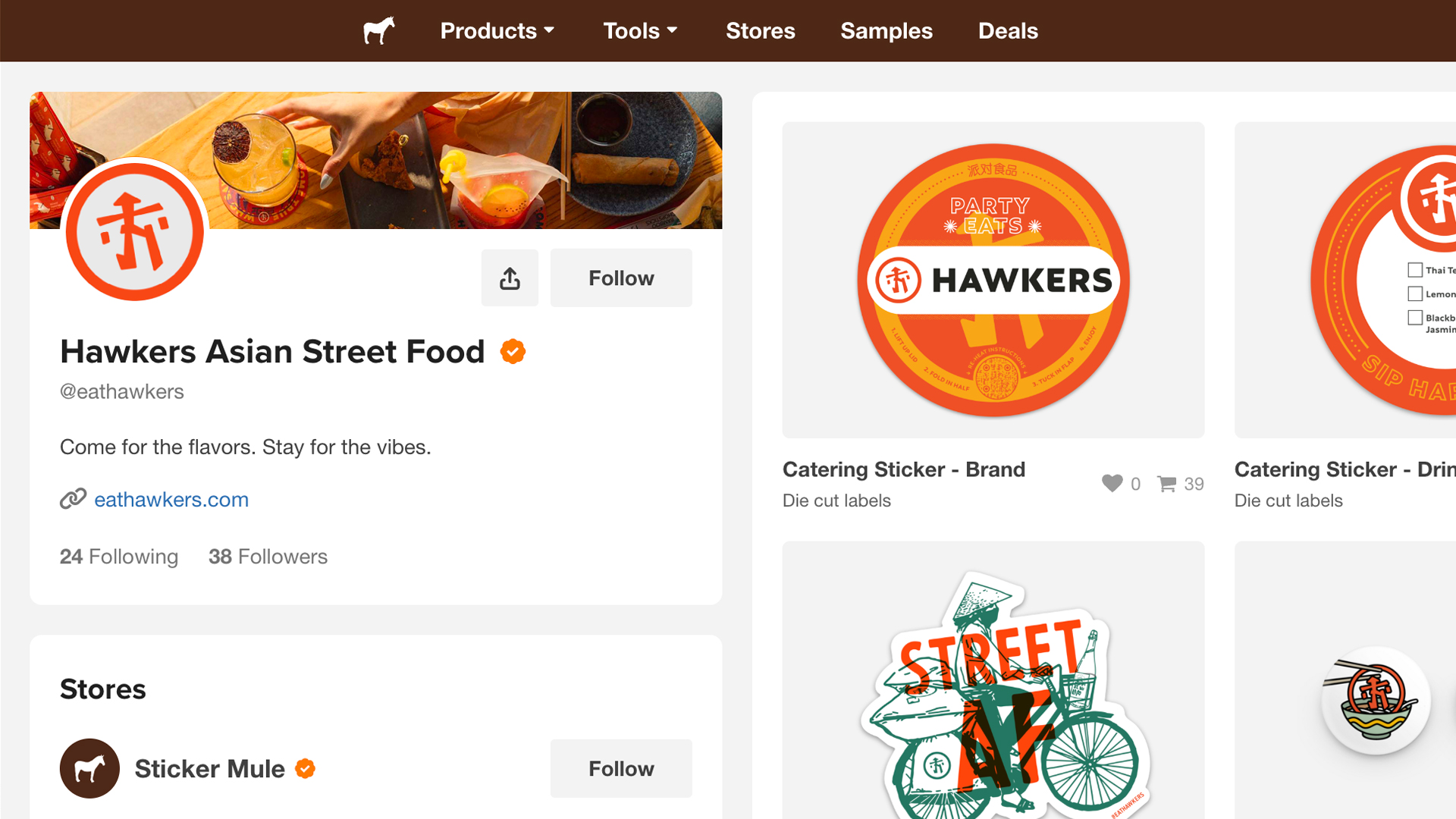 Store bios