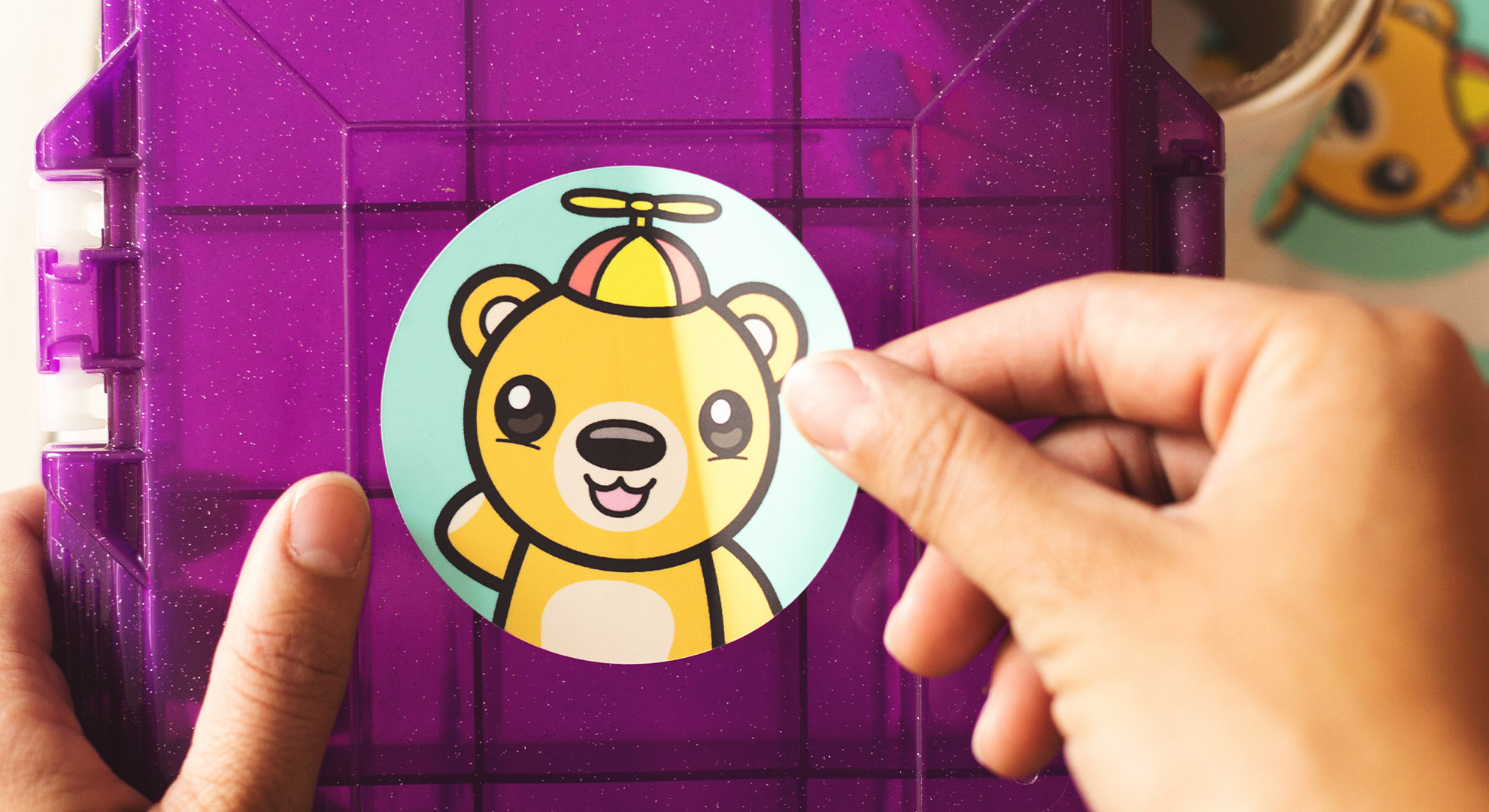 Custom labels for kids on lunchbox