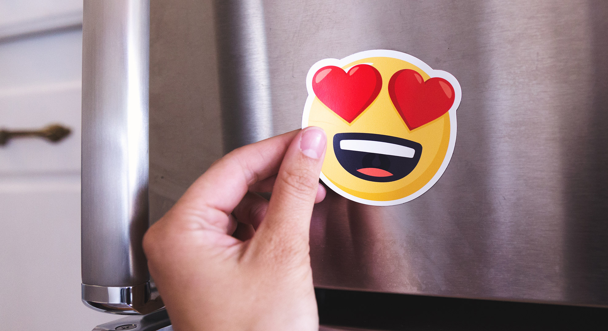 Hero Magnets: Emoji Big Button Magnets, Set of 3