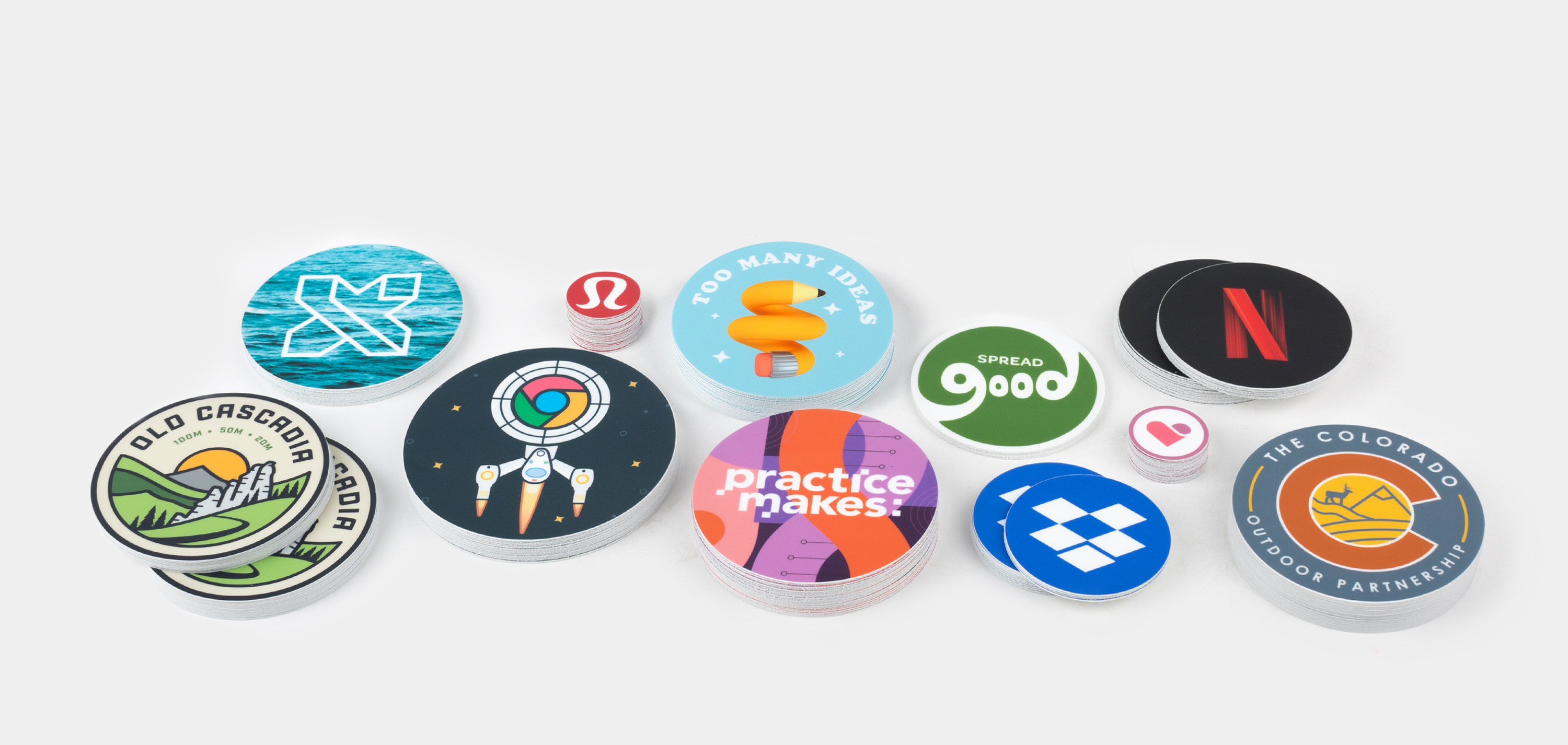 Round Stickers Free shipping Sticker Mule EU