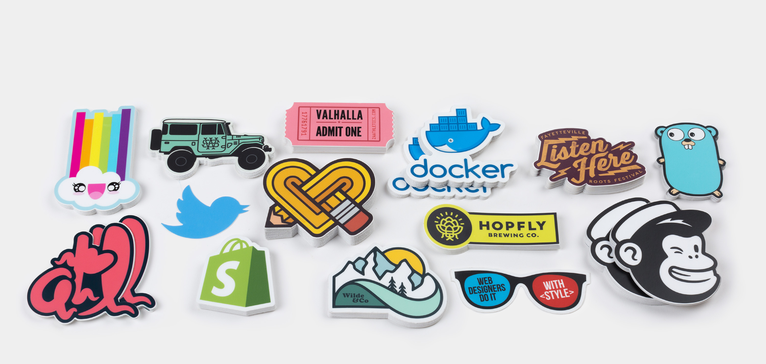 Die Cut Stickers - Free Delivery