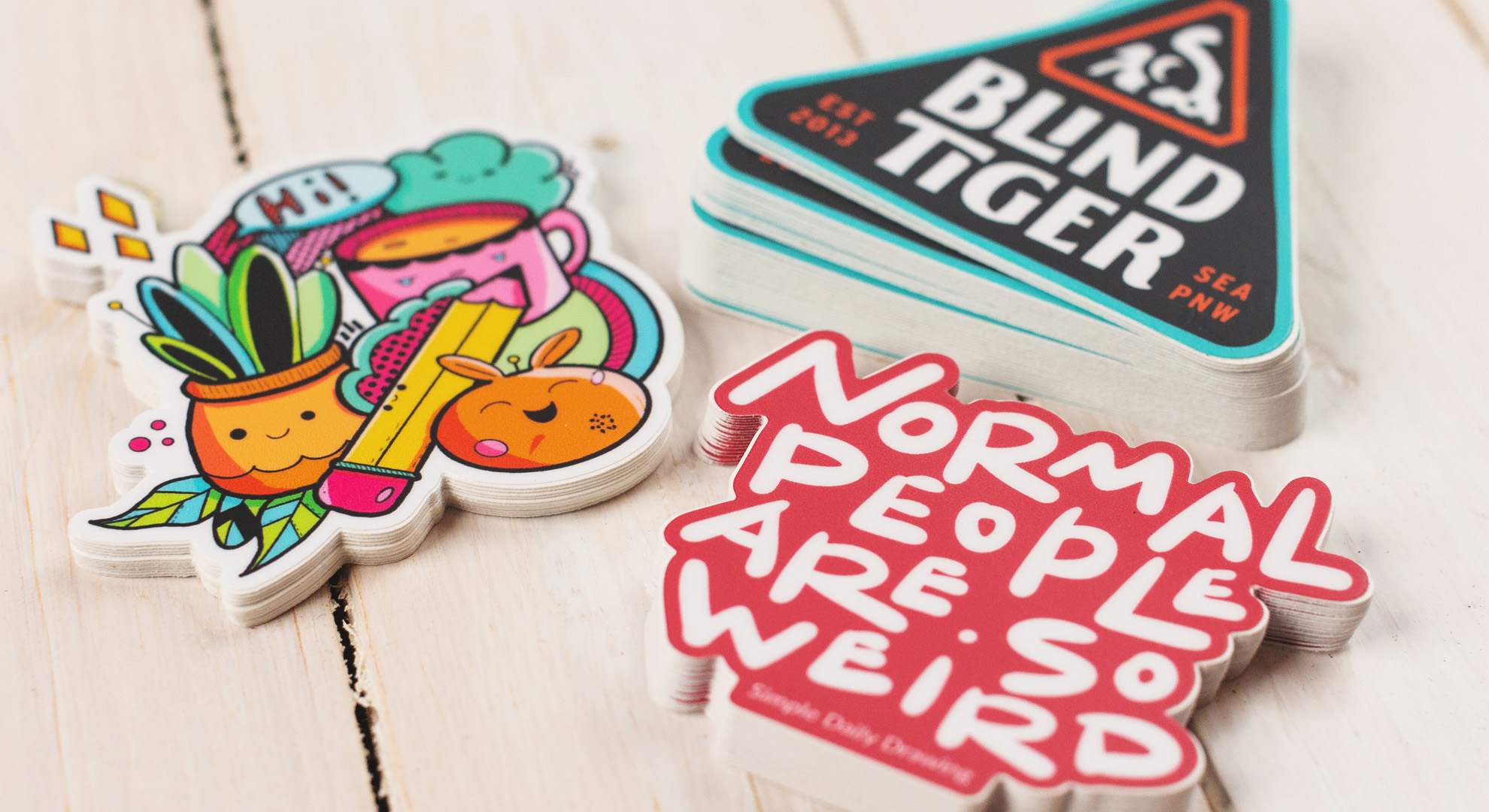 Die Cut Stickers - Free Delivery