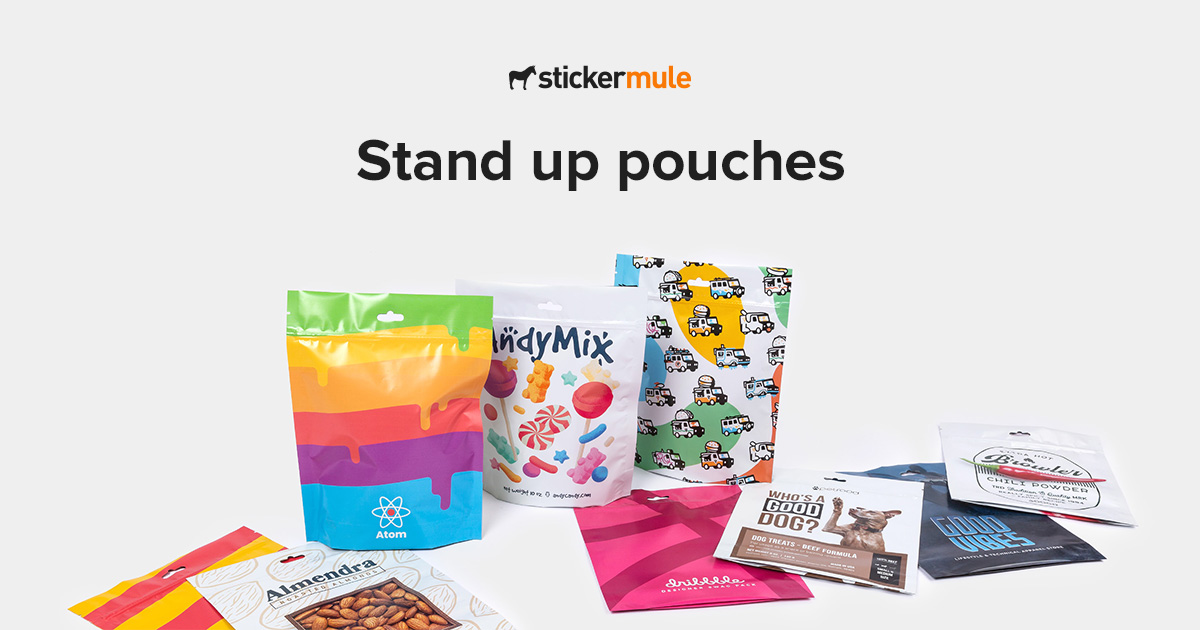 Sachet stand up personnalisé store