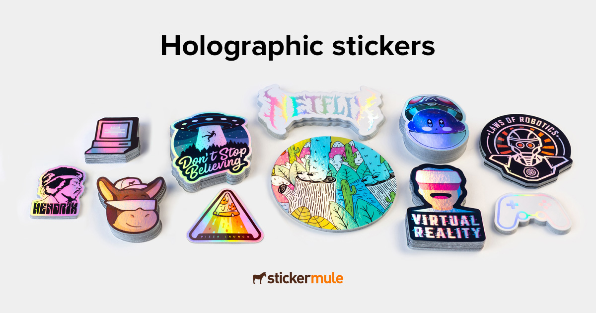 Holographic Stickers for Branding