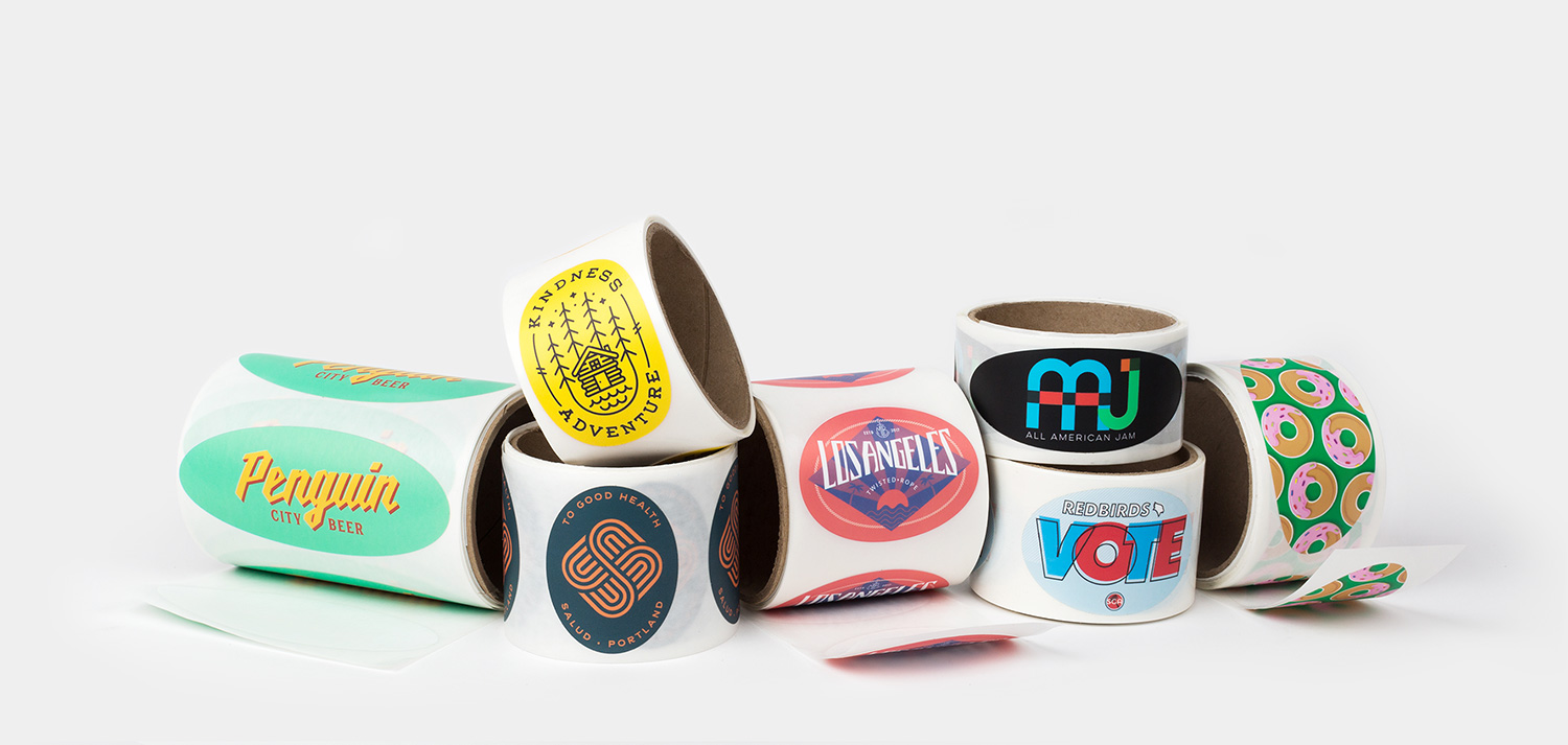 Oval Roll Labels - Free shipping | Sticker Mule