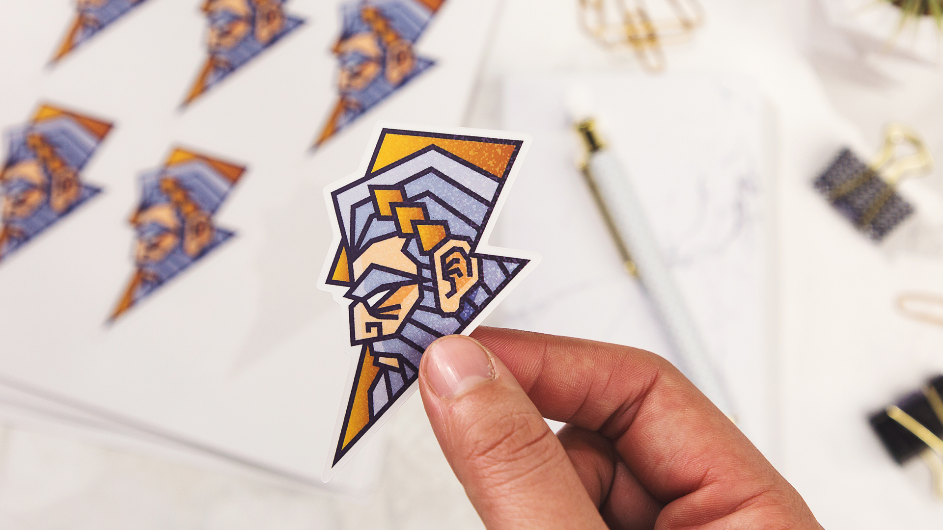 Die cut sheet labels