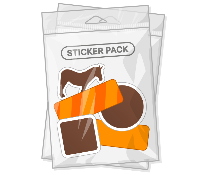 Packs de pegatinas personalizadas