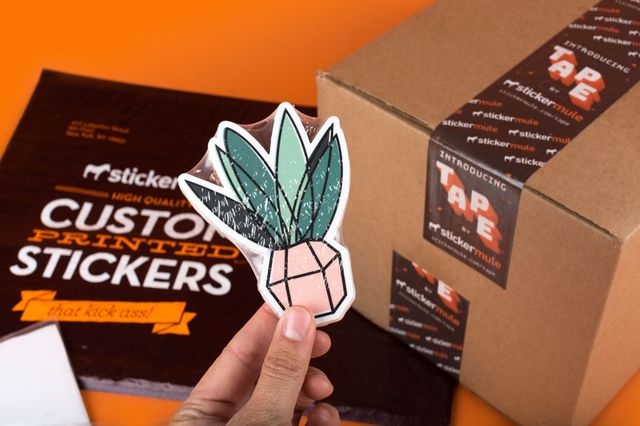 custom sticker packaging