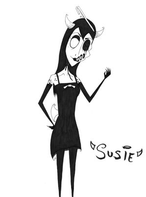 Burtonized Alice Angel