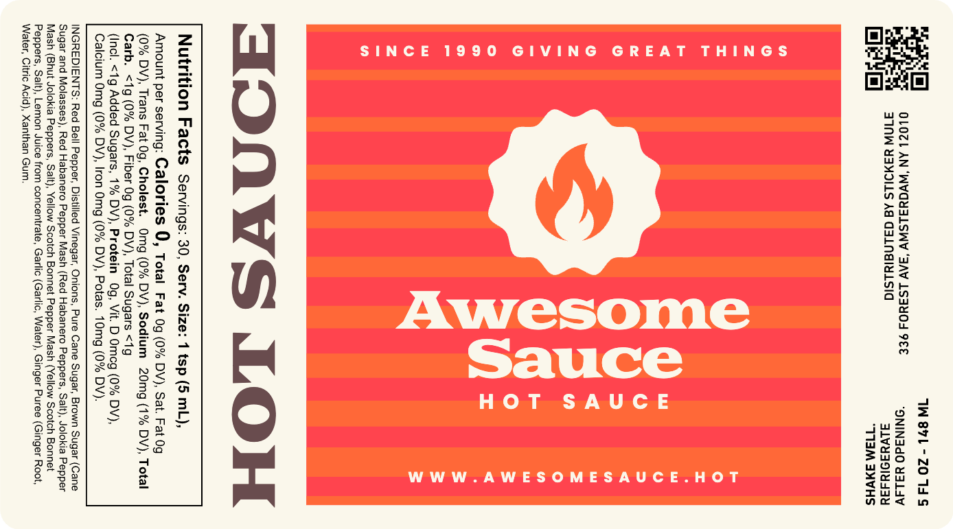 Awesome Sauce Hot Sauce
