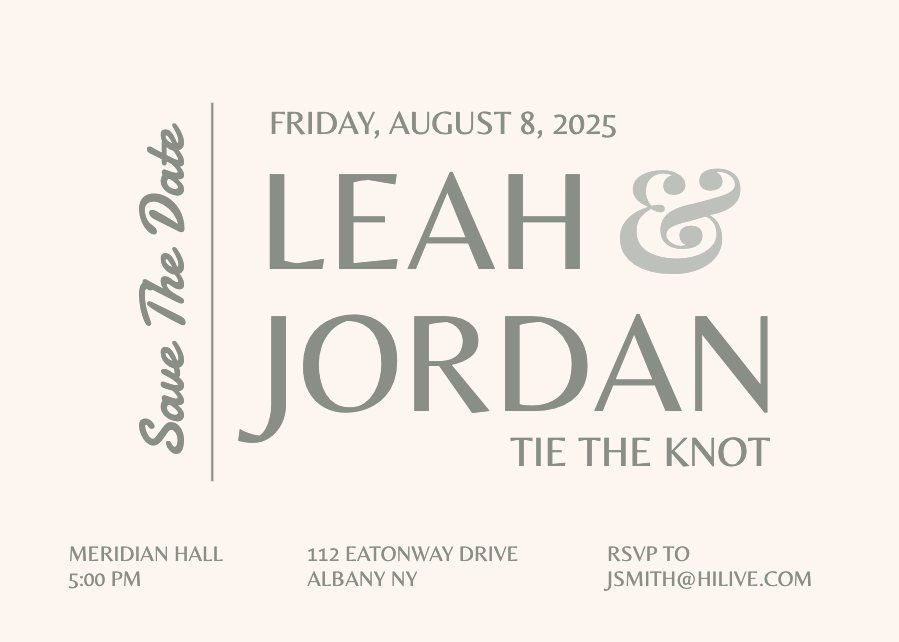 Save The Date - Tie The Knot