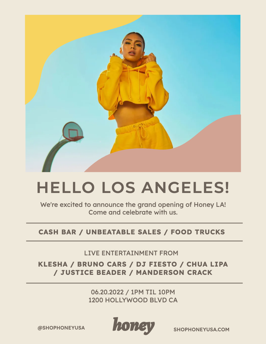 honey - grand opening