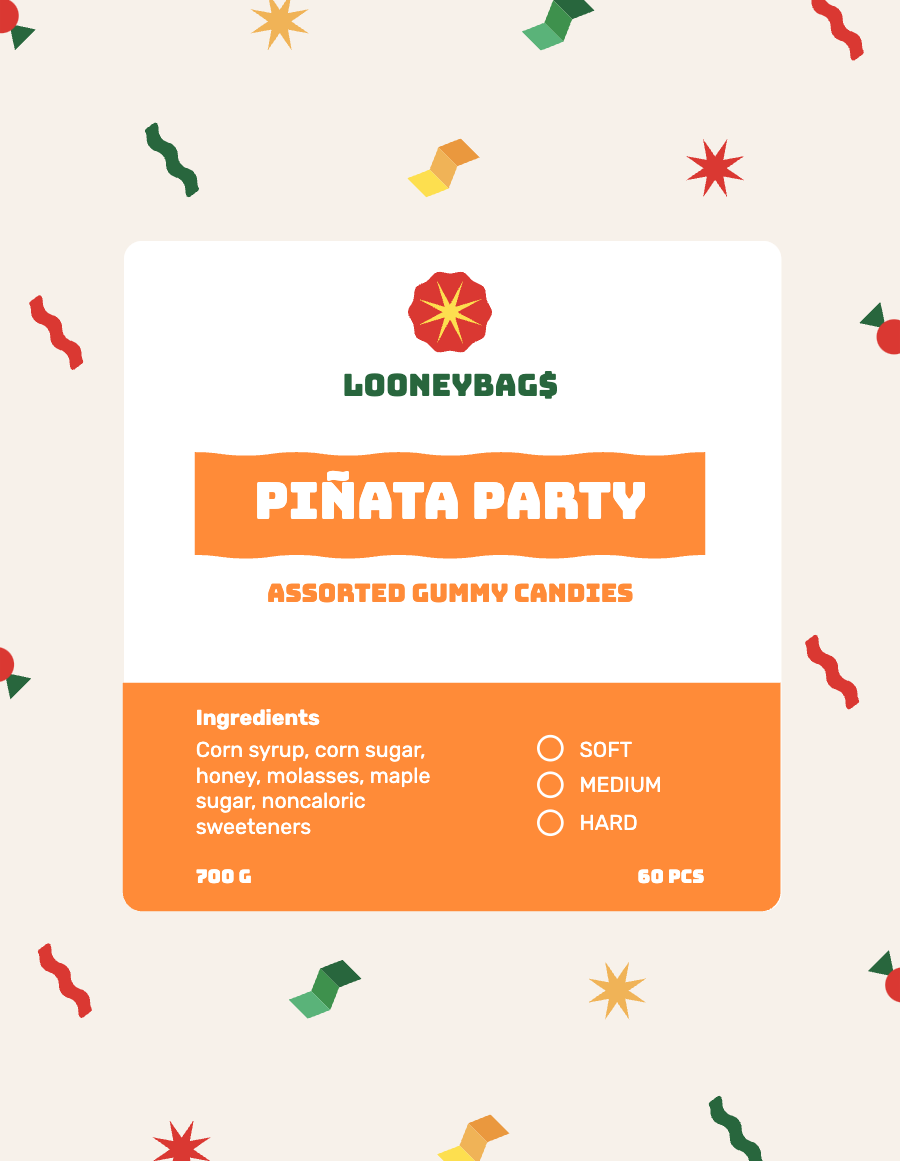 Looneybag$ Gummy Candies - Stand up pouch