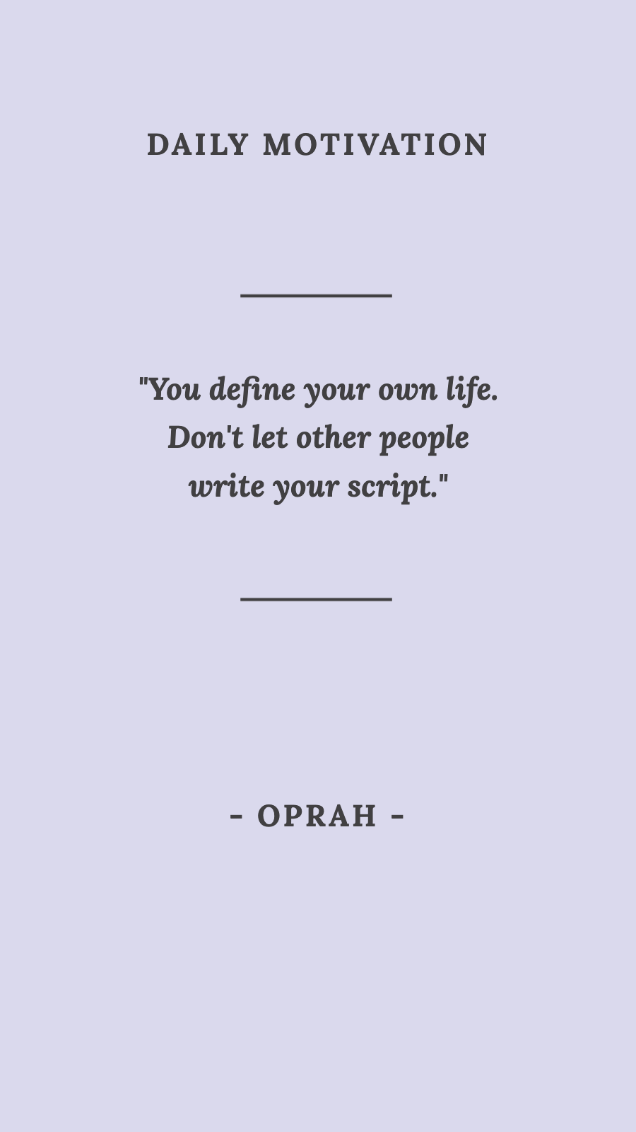 daily motivation quote