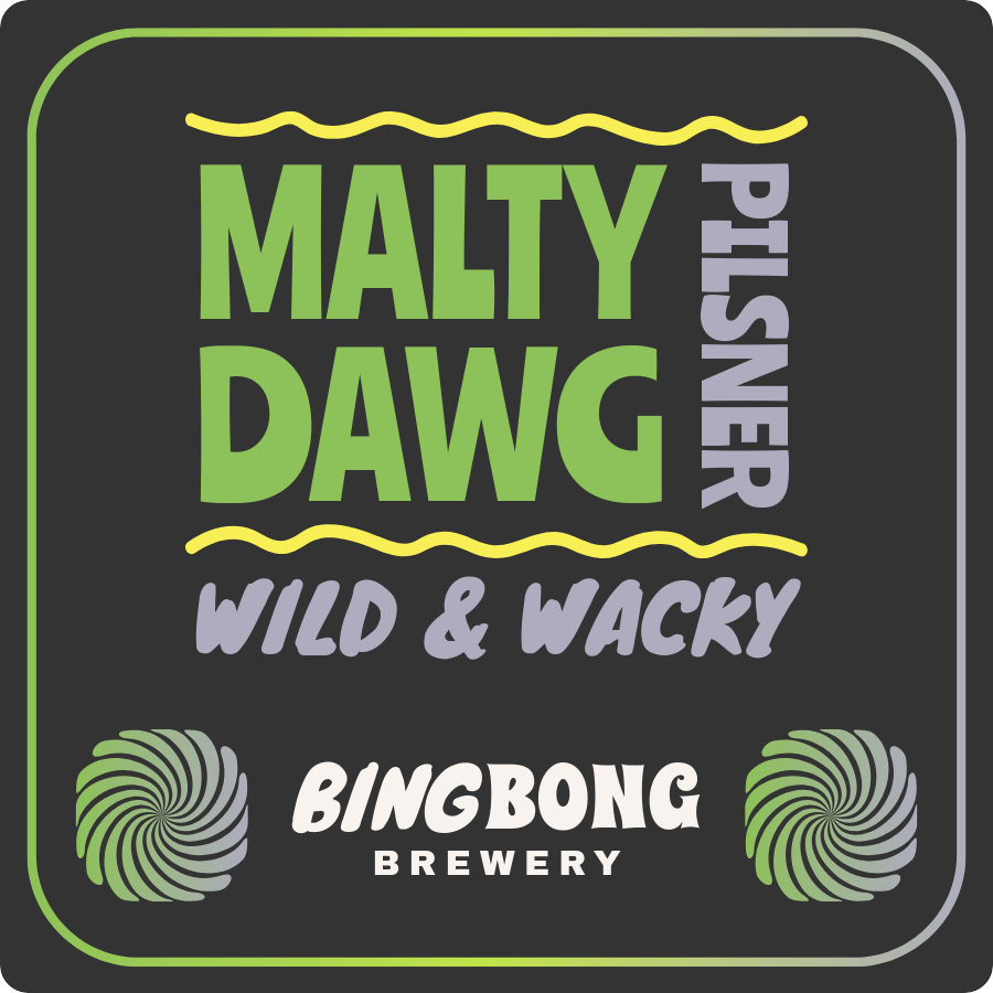 Bingbong - rounded corner label