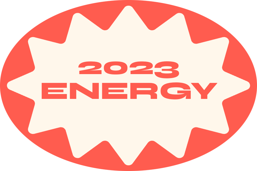 2023 Energy - Oval sticker