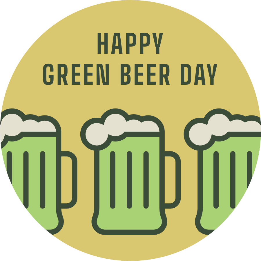 St. Patrick's Day Coaster