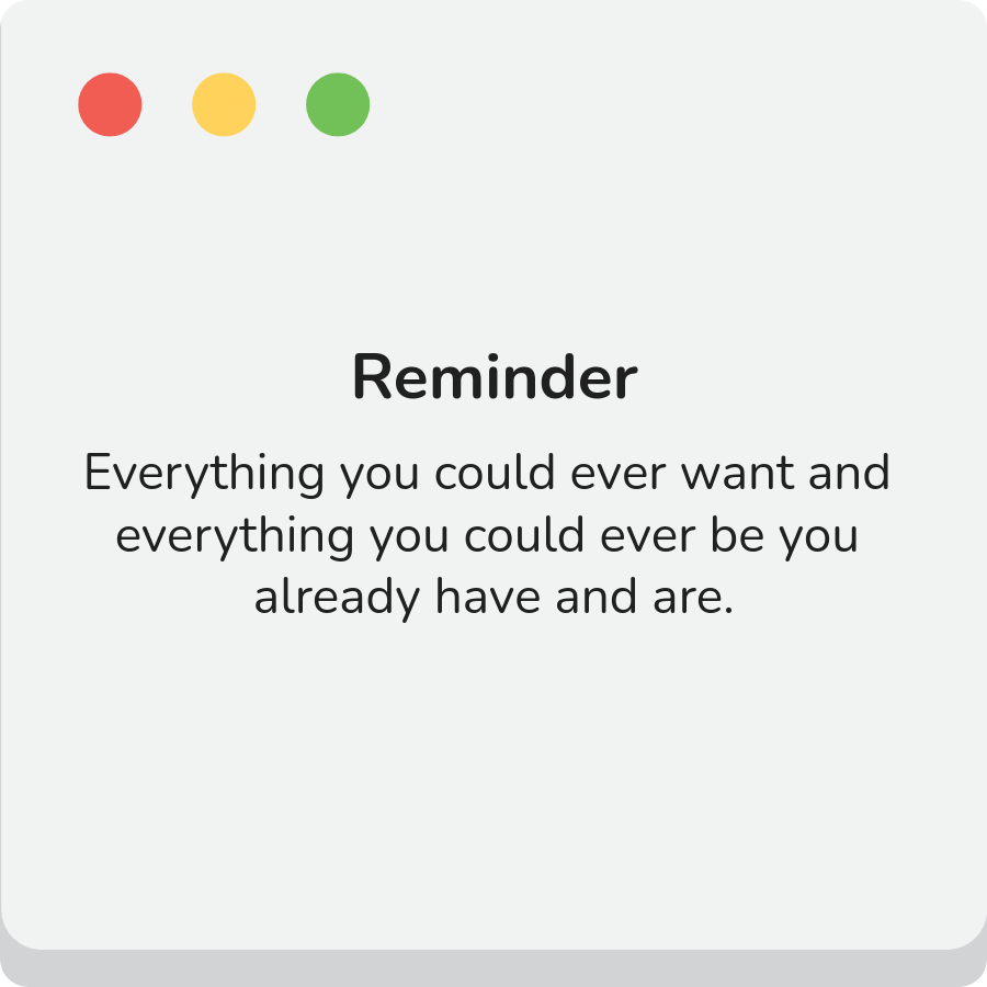 reminder