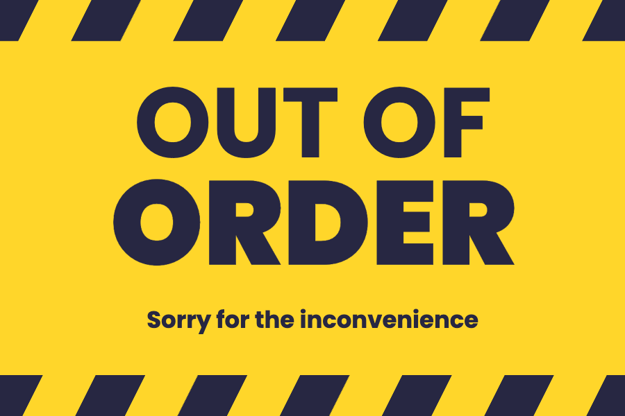 Out of order