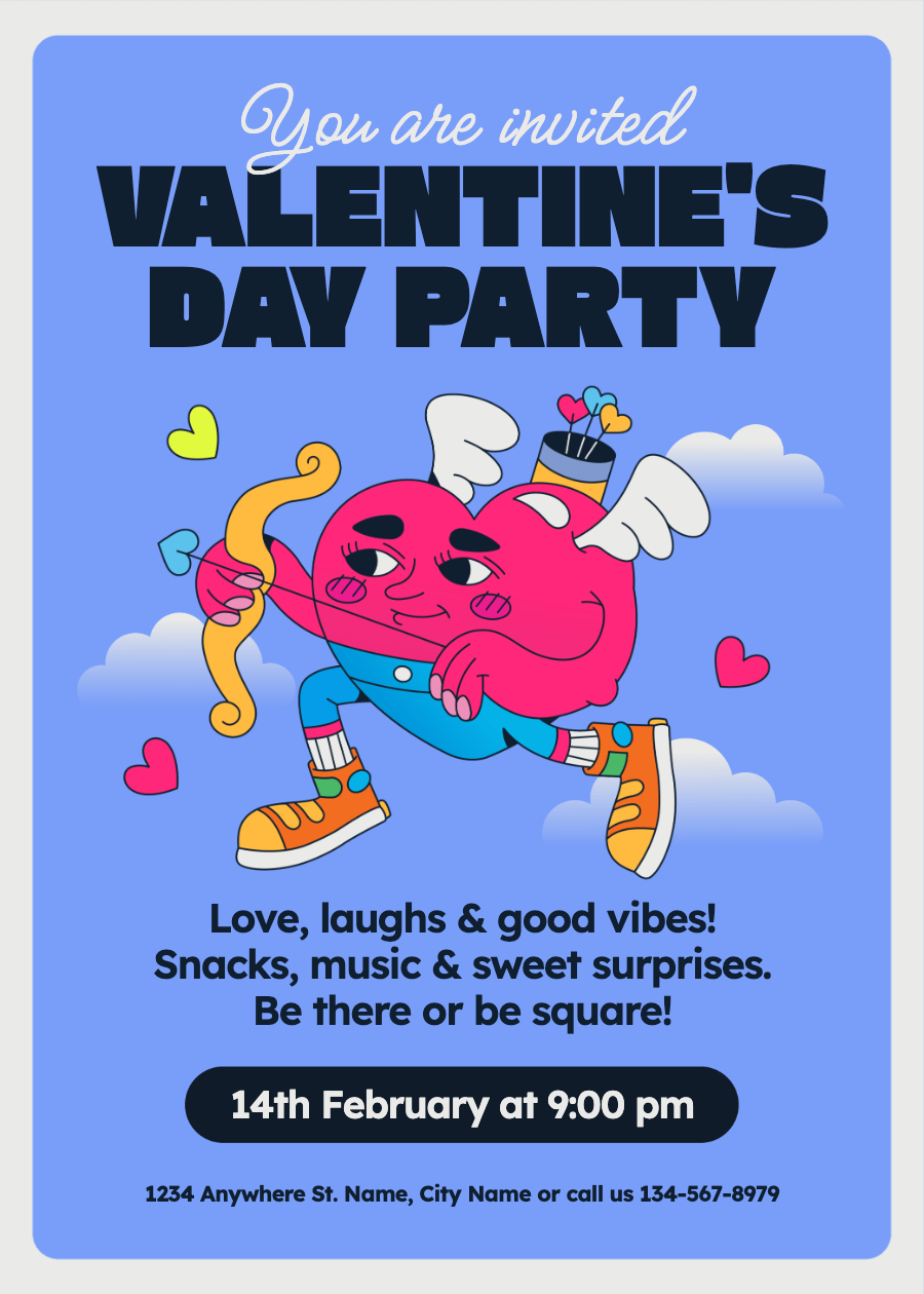 Valentine's Day Party Invitation