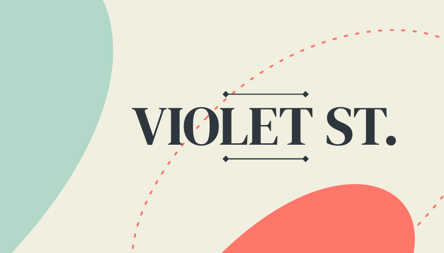 violet st - clothing tag