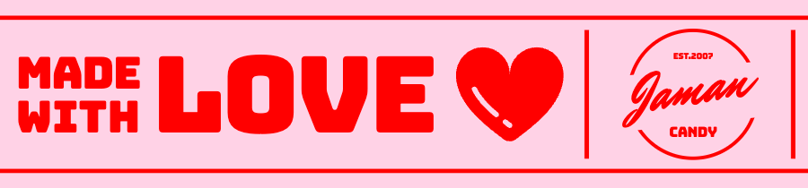 Sweet 'Made with Love' Heart Tape