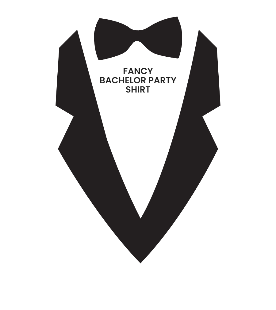 Fancy bachelor party shirt - T-shirt