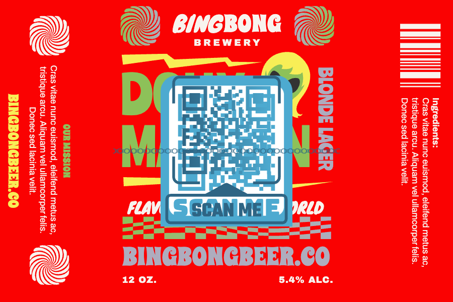Bingbong - beer label