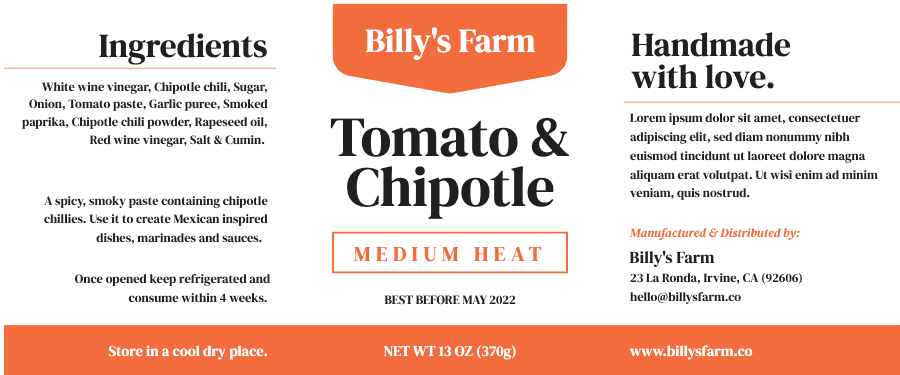 tomato chipotle