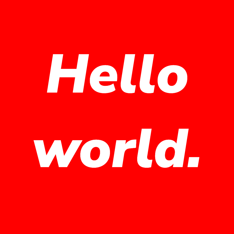 hello world