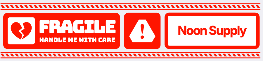 Fragile Warning Tape