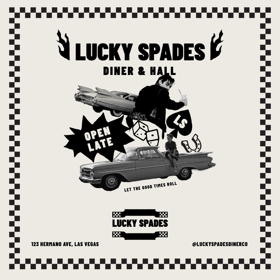 Lucky Spades - rockabilly tote bag