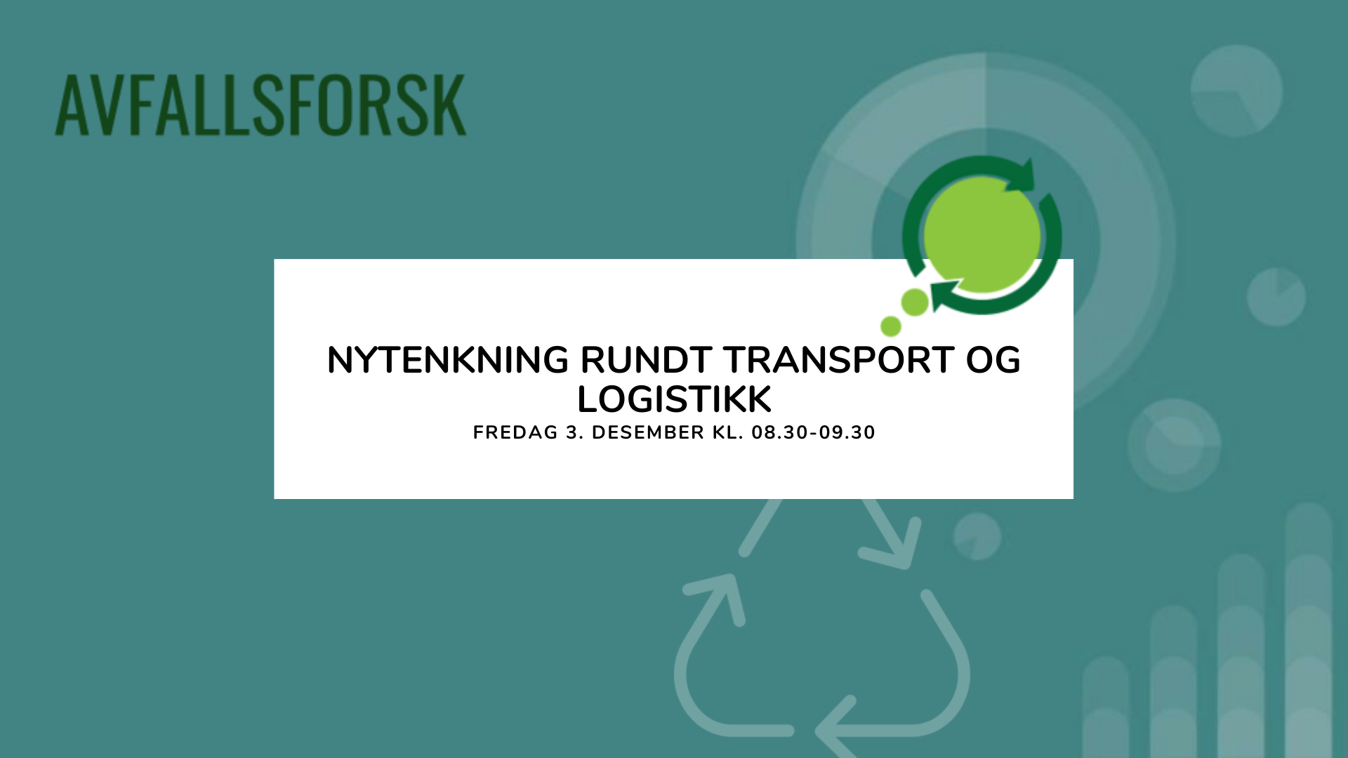 Nytenkning rundt transport og logistikk