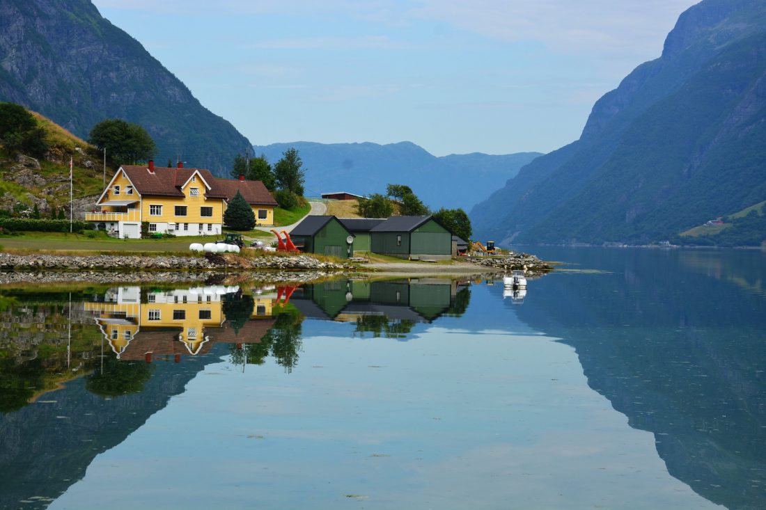 Hyefjorden Gloppen Nordfjord Vestlandet