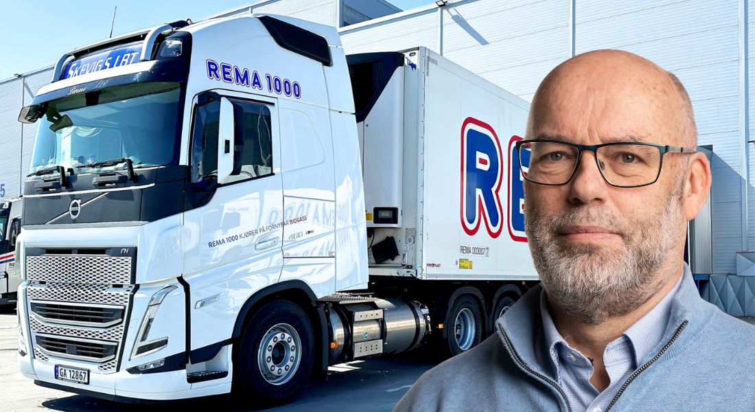 Transportdirektör Rune Herje, Rema Distribution. Foto: Rema.