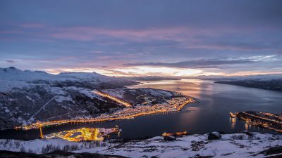 Et vinterkledd Narvik befester sin posisjon som strategisk knutepunkt for hydrogen.